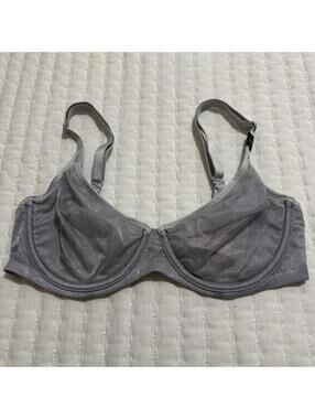 Victoria’s Secret 32DD Body By Victoria Unlined Demi Grey Shimmer NEW